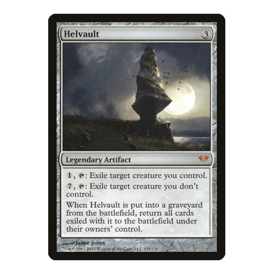 Helvault (DKA) #151 Mythic Rare Dark Ascension Magic: The Gathering: 2012