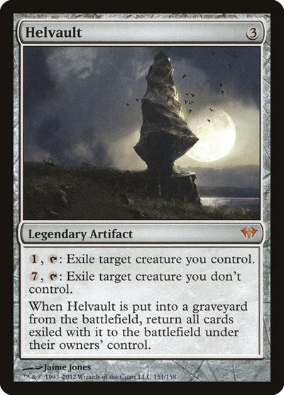 Helvault (DKA) #151 Mythic Rare (Lightly Played) Dark Ascension Magic: The Gathering: 2012
