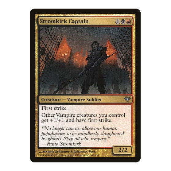Stromkirk Captain (DKA) #143 Uncommon (Lightly Played) Dark Ascension Magic: The Gathering: 2012