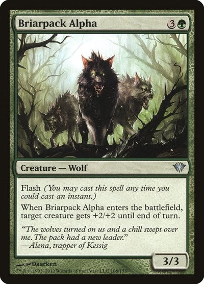Briarpack Alpha (DKA) #108 Uncommon (Lightly Played) Dark Ascension Magic: 2012