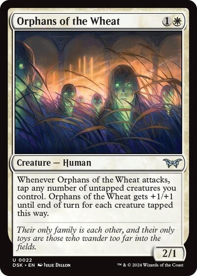 Orphans of the Wheat (DSK) #22 Uncommon (Lightly Played) Duskmourn: House of Horror Magic: The Gathering: 2024