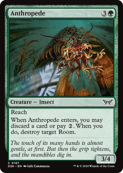 Anthropede (DSK) #167 Common Duskmourn: House of Horror Magic: The Gathering: 2024