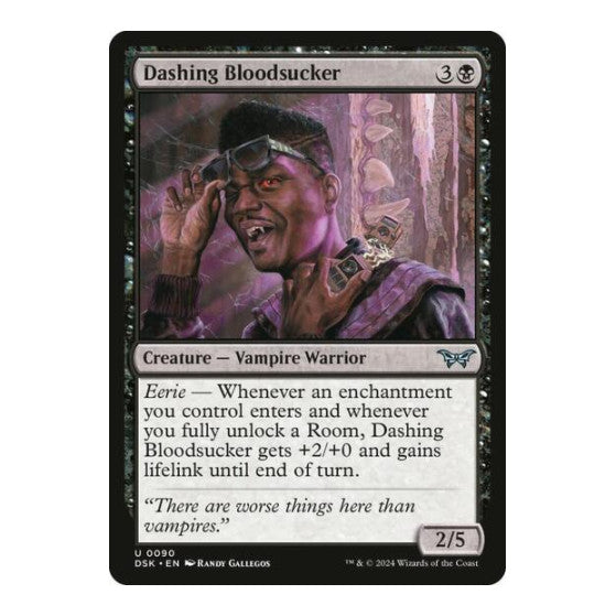 Dashing Bloodsucker (DSK) #90 Uncommon Duskmourn: House of Horror Magic: The Gathering: 2024