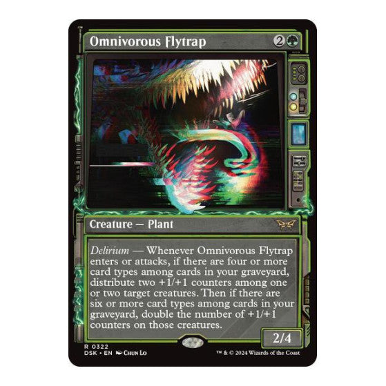 Omnivorous Flytrap (Showcase) (DSK) #322 Rare (Lightly Played) Duskmourn: House of Horror Magic: The Gathering: 2024