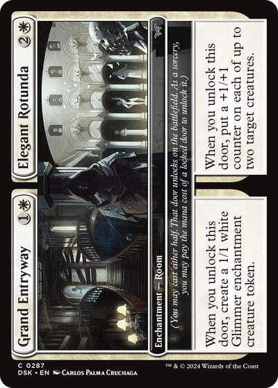 Grand Entryway Elegant Rotunda 0287 (DSK) #287 Common (Lightly Played) Duskmourn: House of Horror Magic: The Gathering: 2024