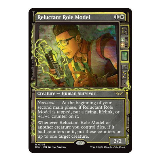 Reluctant Role Model (Showcase) (DSK) #303 Rare (Lightly Played) Duskmourn: House of Horror Magic: The Gathering: 2024