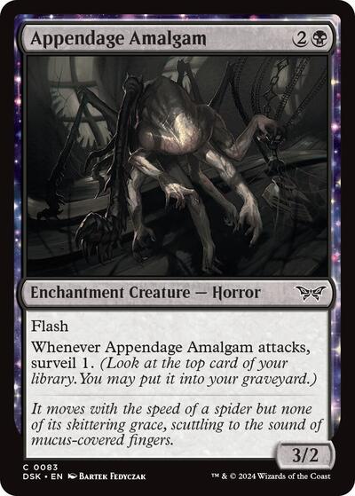 Appendage Amalgam (DSK) #83 Common Duskmourn: House of Horror Magic: The Gathering: 2024