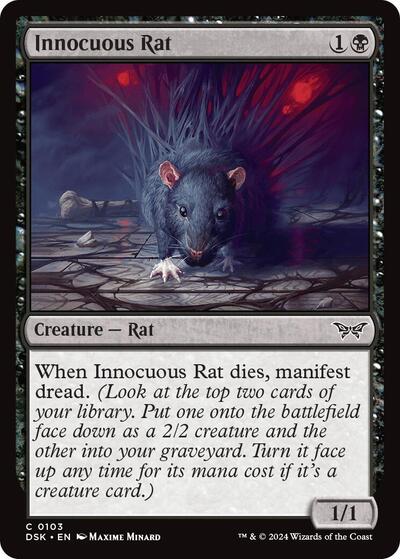 Innocuous Rat (DSK) #103 Common Duskmourn: House of Horror Magic: The Gathering: 2024