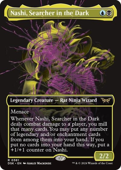 Nashi Searcher in the Dark Showcase (DSK) #361 Rare (Lightly Played) Duskmourn: House of Horror Magic: The Gathering: 2024