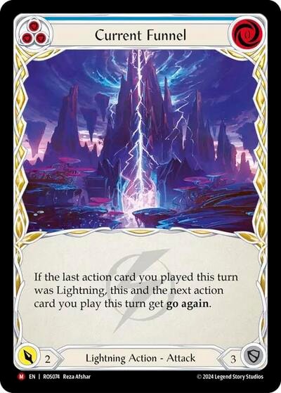 Current Funnel (ROS) #ROS074 Majestic (Lightly Played) Rosetta Flesh and Blood TCG: 2024