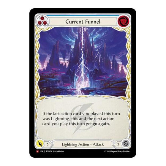 Current Funnel (ROS) #ROS074 Majestic (Lightly Played) Rosetta Flesh and Blood TCG: 2024