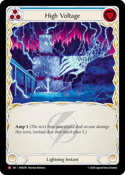 High Voltage (ROS) #ROS078 Majestic (Rainbow Foil Moderately Played) Rosetta Flesh and Blood TCG: 2024