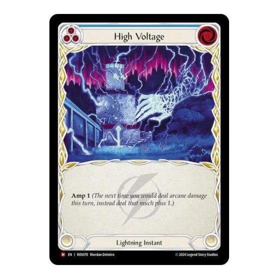 High Voltage (ROS) #ROS078 Majestic (Rainbow Foil Moderately Played) Rosetta Flesh and Blood TCG: 2024