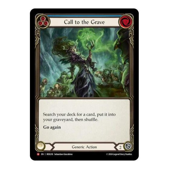 Call to the Grave (ROS) #ROS218 Majestic (Near Mint) Rosetta Flesh and Blood TCG: 2024