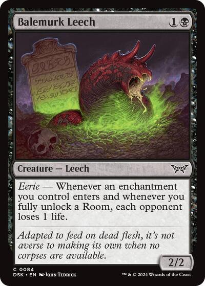 2024 Magic: Duskmourn: House of Horror (DSK) - Balemurk Leech (#84, Common)