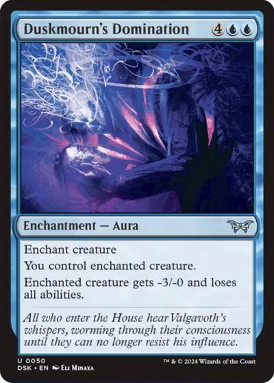 2024 Magic: Duskmourn: House of Horror (DSK) - Duskmourns Domination (#50, Uncommon)