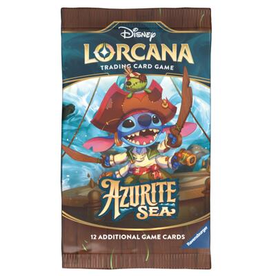 Disney Lorcana: Azurite Sea Booster Pack (6) None (Unopened) Azurite Sea Disney Lorcana: 2024