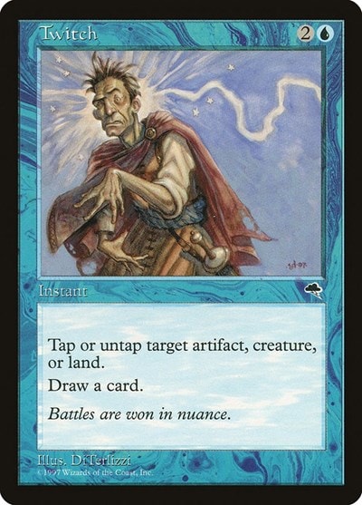 Twitch (TMP) #99 Common (Lightly Played) Tempest Magic: The Gathering: 1997