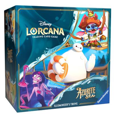 2024 Lorcana TCG: Azurite Sea (6) - Disney Lorcana Azurite Sea Illumineers Trove (Unopened)