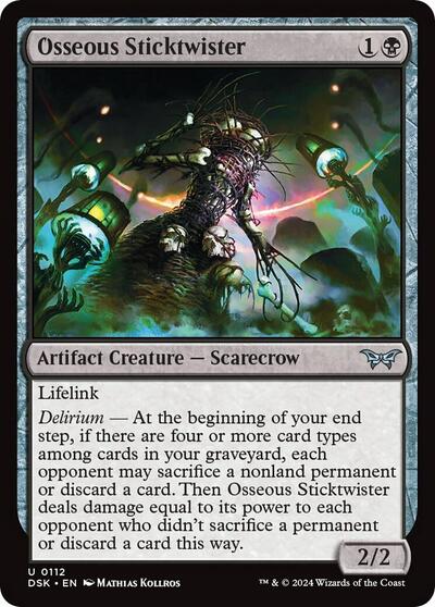 Osseous Sticktwister (DSK) #112 Uncommon (Lightly Played) Duskmourn: House of Horror Magic: The Gathering: 2024