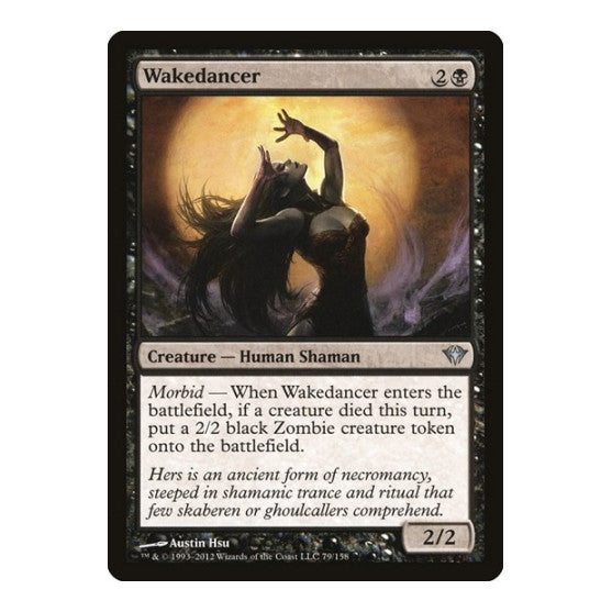Wakedancer (DKA) #79 Uncommon (Lightly Played) Dark Ascension Magic: The Gathering: 2012