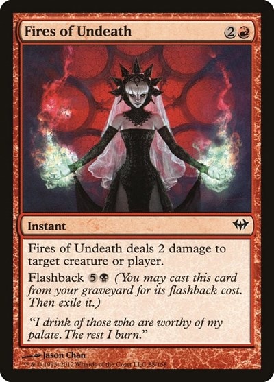Fires of Undeath (DKA) #88 Common (Moderately Played) Dark Ascension Magic: The Gathering: 2012