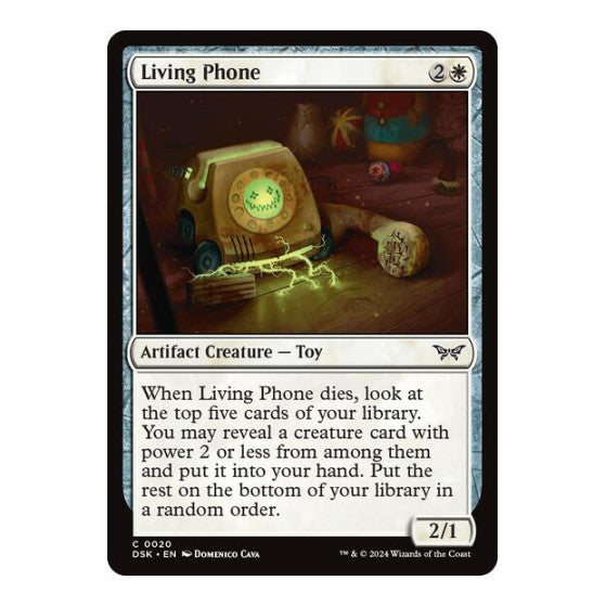 Living Phone (DSK) #20 Common Duskmourn: House of Horror Magic: The Gathering: 2024