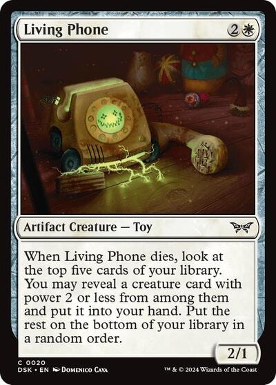 Living Phone (DSK) #20 Common Duskmourn: House of Horror Magic: The Gathering: 2024