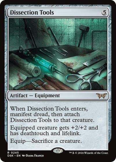 Dissection Tools (DSK) #245 Rare (Lightly Played) Duskmourn: House of Horror Magic: The Gathering: 2024