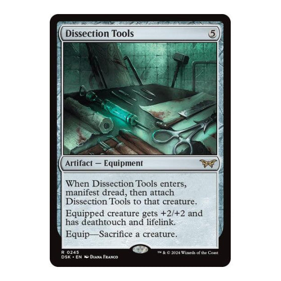 Dissection Tools (DSK) #245 Rare (Lightly Played) Duskmourn: House of Horror Magic: The Gathering: 2024
