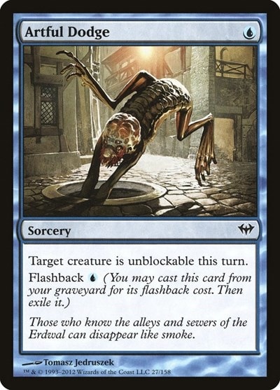 Artful Dodge (DKA) #27 Common (Moderately Played) Dark Ascension Magic: The Gathering: 2012