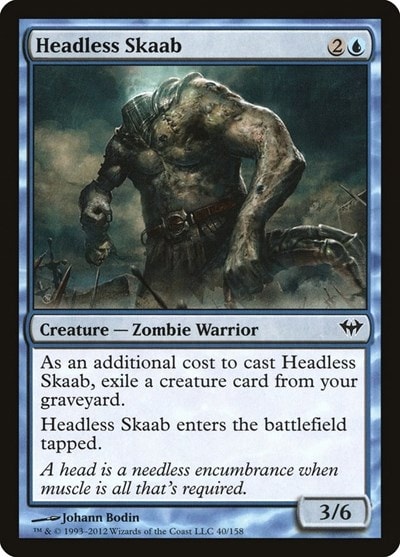 Headless Skaab (DKA) #40 Common (Moderately Played) Dark Ascension Magic: The Gathering: 2012