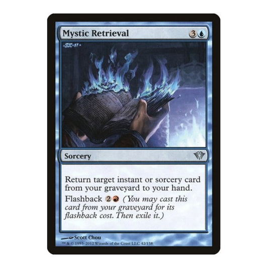 Mystic Retrieval (DKA) #42 Uncommon (Lightly Played) Dark Ascension Magic: The Gathering: 2012