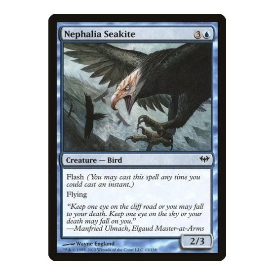 Nephalia Seakite (DKA) #43 Common (Moderately Played) Dark Ascension Magic: The Gathering: 2012