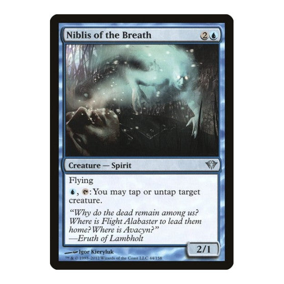 Niblis of the Breath (DKA) #44 Uncommon (Lightly Played) Dark Ascension Magic: The Gathering: 2012