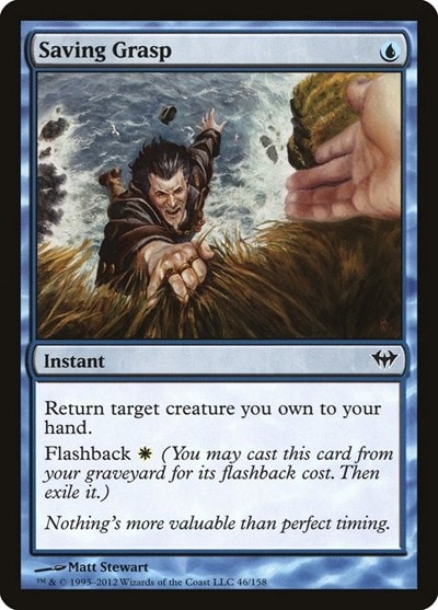 Saving Grasp (DKA) #46 Common (Moderately Played) Dark Ascension Magic: The Gathering: 2012