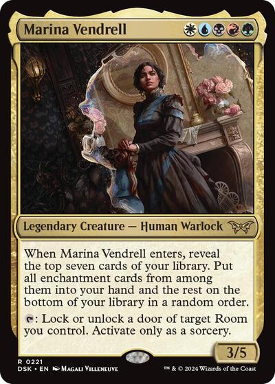 Marina Vendrell (DSK) #221 Rare Duskmourn: House of Horror Magic: The Gathering: 2024