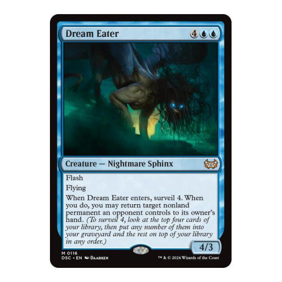 Dream Eater (DSC) #116 Mythic Rare (Lightly Played) Commander: Duskmourn: House of Horror Magic: The Gathering: 2024