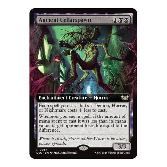 Ancient Cellarspawn Extended Art (DSC) #47 Rare (Lightly Played) Commander: Duskmourn: House of Horror Magic: The Gathering: 2024