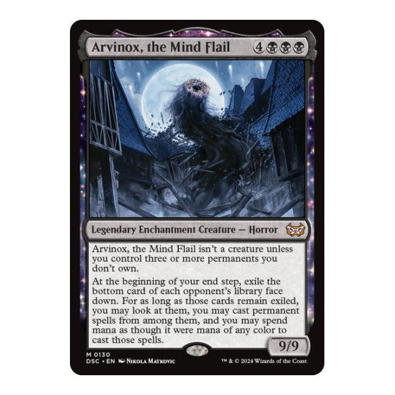 Arvinox, the Mind Flail (DSC) #130 Mythic Rare (Lightly Played) Commander: Duskmourn: House of Horror Magic: The Gathering: 2024