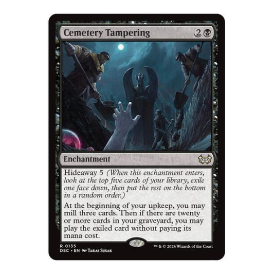 Cemetery Tampering (DSC) #135 Rare (Lightly Played) Commander: Duskmourn: House of Horror Magic: The Gathering: 2024