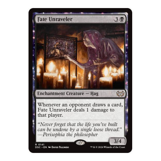 Fate Unraveler (DSC) #141 Rare (Near Mint) Commander: Duskmourn: House of Horror Magic: The Gathering: 2024