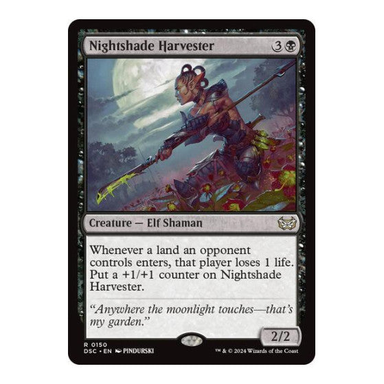 Nightshade Harvester (DSC) #150 Rare (Lightly Played) Commander: Duskmourn: House of Horror Magic: The Gathering: 2024