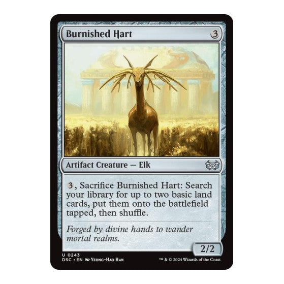 Burnished Hart (DSC) #243 Uncommon (Lightly Played) Commander: Duskmourn: House of Horror Magic: The Gathering: 2024