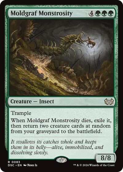 Moldgraf Monstrosity (DSC) #83 Rare (Lightly Played) Commander: Duskmourn: House of Horror Magic: The Gathering: 2024