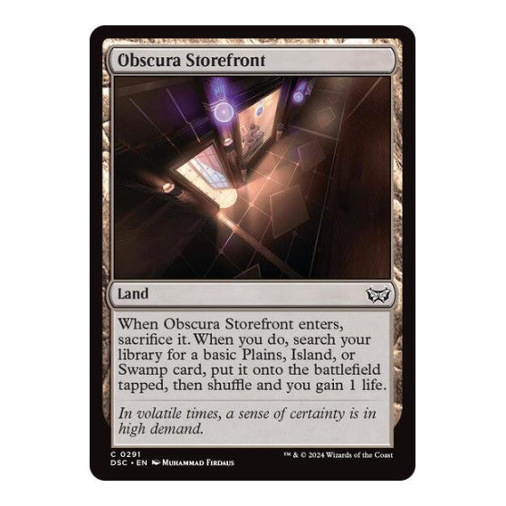 Obscura Storefront (DSC) #291 Common (Lightly Played) Commander: Duskmourn: House of Horror Magic: The Gathering: 2024