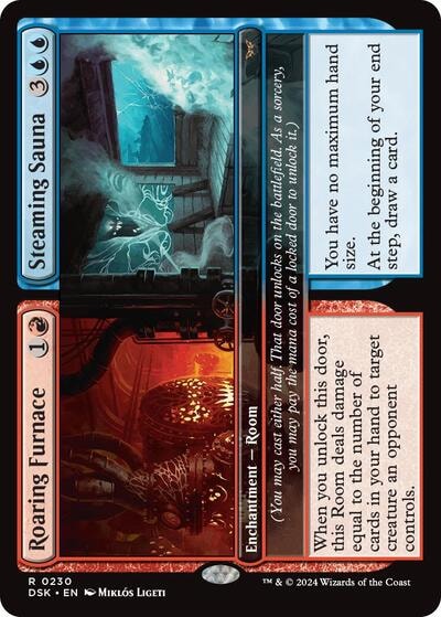 Roaring Furnace Steaming Sauna (DSK) #230 Rare (Lightly Played) Duskmourn: House of Horror Magic: The Gathering: 2024