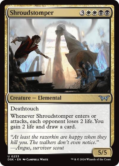 Shroudstomper (DSK) #233 Uncommon (Lightly Played) Duskmourn: House of Horror Magic: The Gathering: 2024