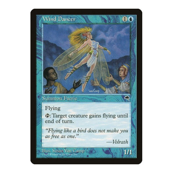 Wind Dancer (TMP) #104 Uncommon (Lightly Played) Tempest Magic: The Gathering: 1997