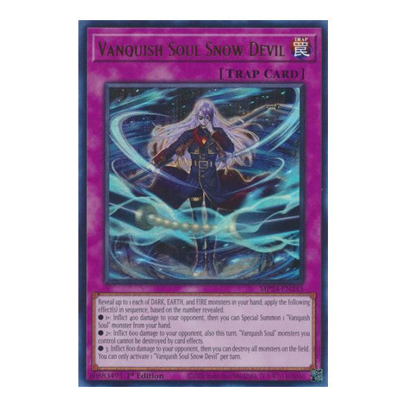 Vanquish Soul Snow Devil (MP24) #MP24-EN245 Ultra Rare (1st Edition Near Mint) 25th Anniversary Tin: Dueling Mirrors YuGiOh: 2024
